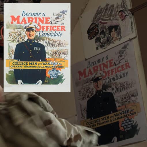 Become A Marine Officer Candidate Uncoated Poster | Shameless