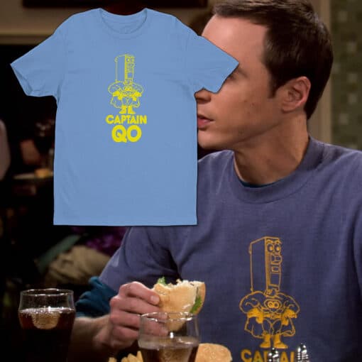 Captain QO T-Shirt | Sheldon Cooper | The Big Bang Theory