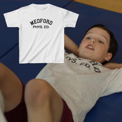 Medford Phys Ed Kids T-Shirt | Sheldon Cooper | Young Sheldon