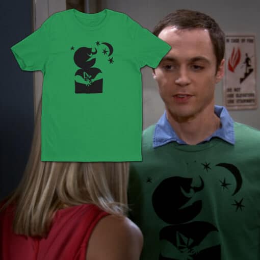 Moonlight Starlight Black T-Shirt | Sheldon Cooper | The Big Bang Theory