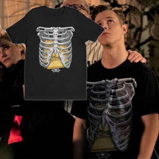 Skeleton Rib Cage Taco T-Shirt | Luke Dunphy | Modern Family