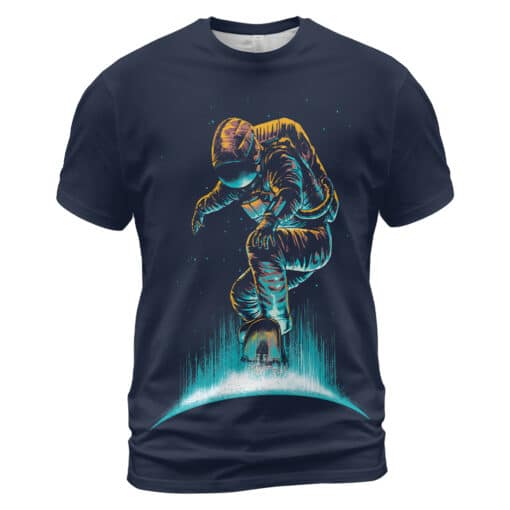 Snowboarding Astronaut AOP All Over Print T-Shirt | Luke Dunphy | Modern Family