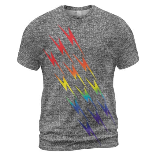 Thunder Colorful AOP All Over Print T-Shirt | Sheldon Cooper | The Big Bang Theory