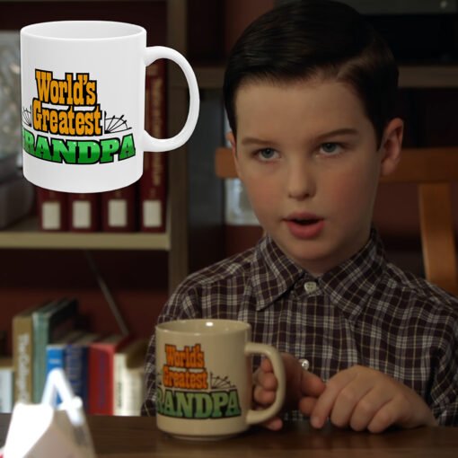 World's Greatest Grandpa Ceramic Mug | Sheldon Cooper | Young Sheldon