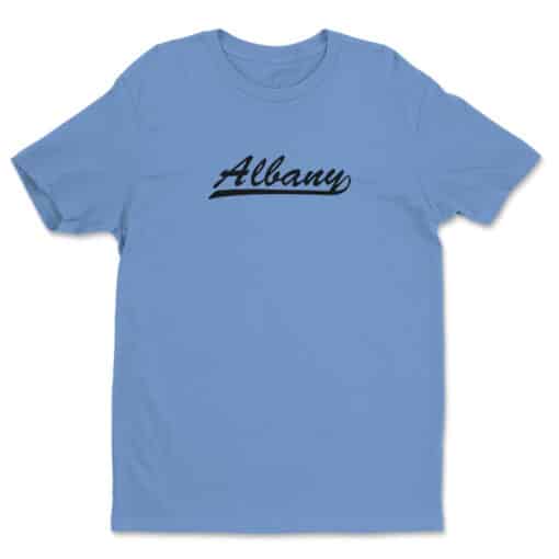 Albany Dunder Mifflin Paper Company Blue T-Shirt | The Office