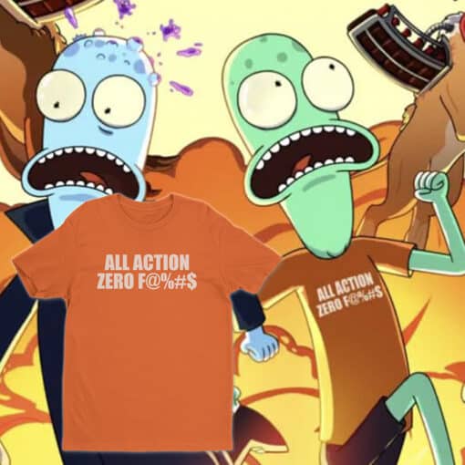 All Action Zero T-Shirt | Terry | Solar Opposites