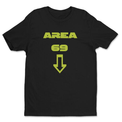 Area 69 Down Arrow T-Shirt | Terry | Solar Opposites