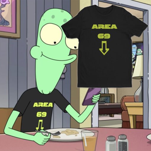 Area 69 Down Arrow T-Shirt | Terry | Solar Opposites