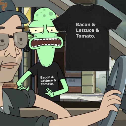 Bacon & Lettuce & Tomato T-Shirt | Terry | Solar Opposites