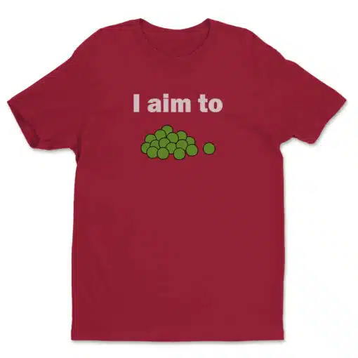 I Aim To Peas T-Shirt | Terry | Solar Opposites