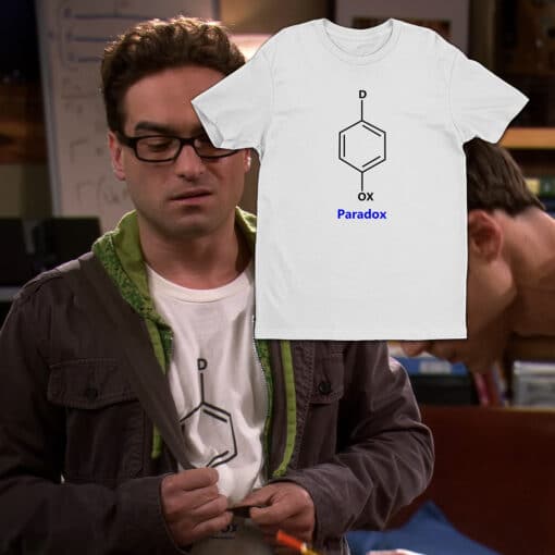 Paradox Molecule T-Shirt | Leonard Hofstadter | The Big Bang Theory