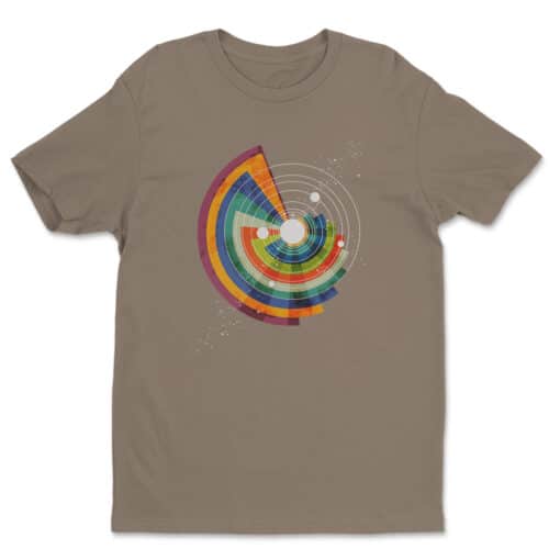 Rainbow Solar System T-Shirt | Leonard Hofstadter | The Big Bang Theory