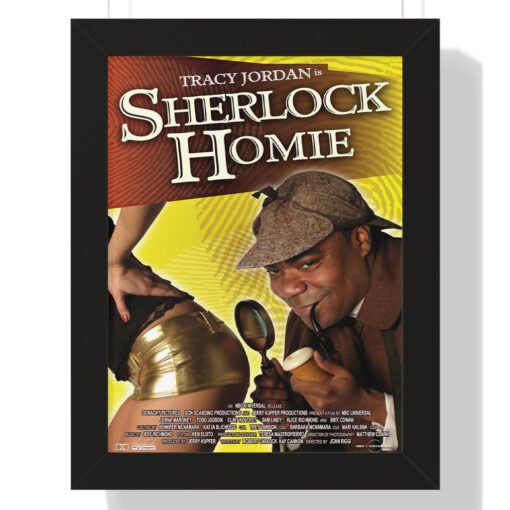 Sherlock Homie Black Framed Poster | Tracy Jordan | 30 Rock