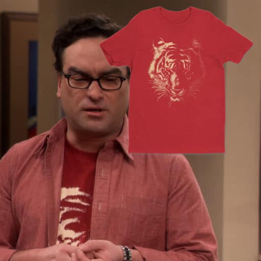 Tiger T-Shirt | Leonard Hofstadter | The Big Bang Theory