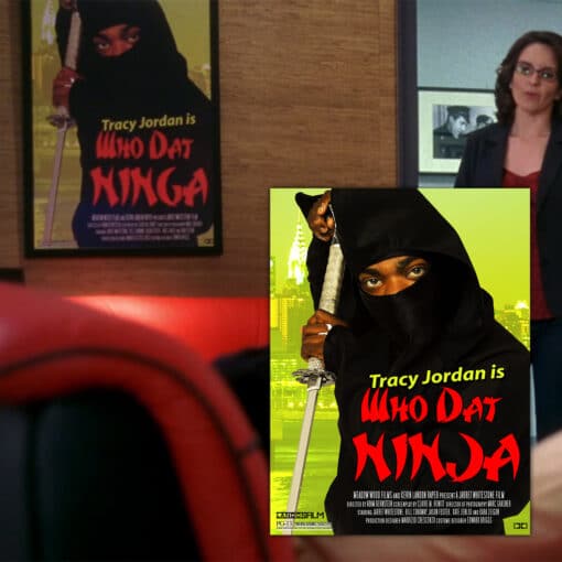 Who Dat Ninja Uncoated Poster | Liz Lemon | 30 Rock