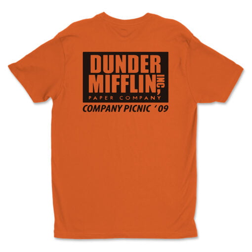 Buffalo Dunder Mifflin Company Orange T-Shirt | The Office