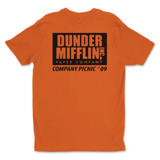 Buffalo Dunder Mifflin Company Orange T-Shirt | The Office