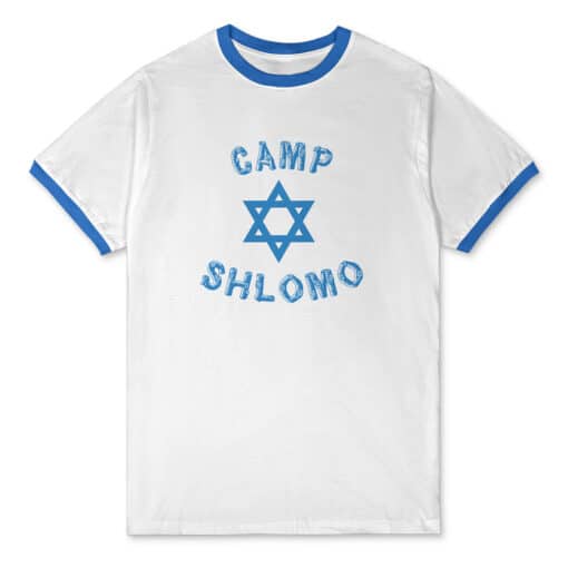 Camp Shlomo Ringer T-Shirt | Raising Hope