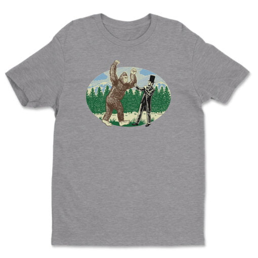 Glarkware Bigfoot vs. Abe Lincoln T-Shirt | Jimmy Chance | Raising Hope