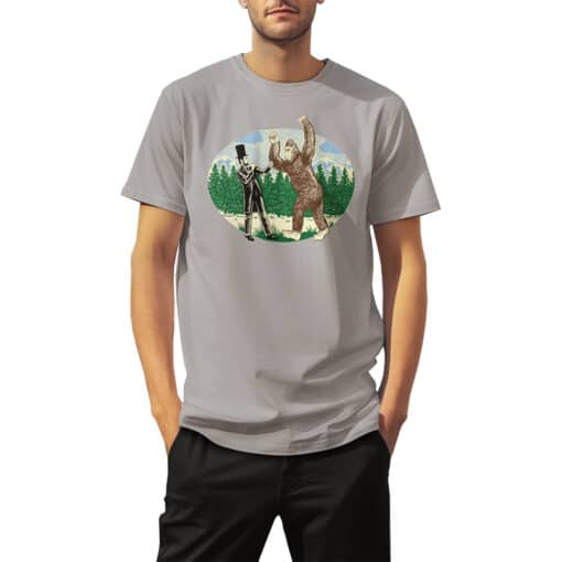 Glarkware Bigfoot vs. Abe Lincoln T-Shirt | Jimmy Chance | Raising Hope