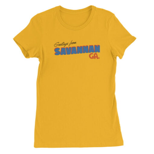 Greetings From Savannah GA Women's Tee T-Shirt | Erin Hannon | The Office