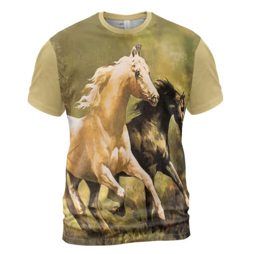 Horses AOP All Over Print T-Shirt | Shelley | Raising Hope