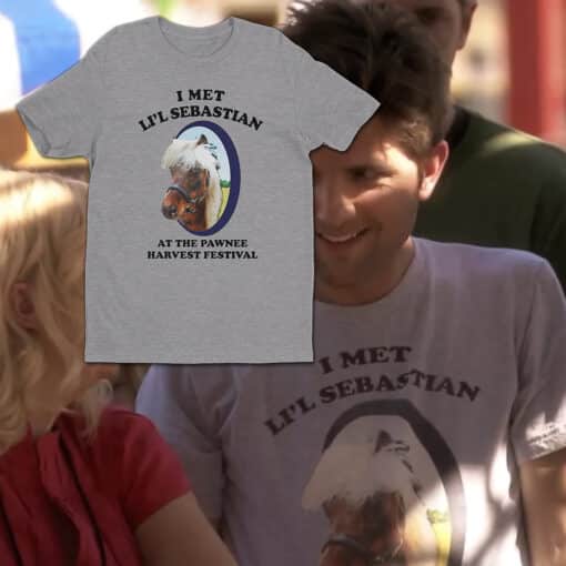 I Met Li'l Sebastian At The Pawnee Harvest Festival T-Shirt | Ben Wyatt | Parks And Creation