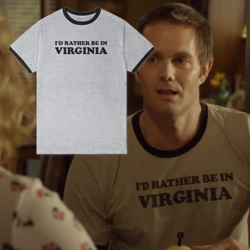 I'd Rather Be In Virginia Ringer T-Shirt | Burt Chance | Raising Hope