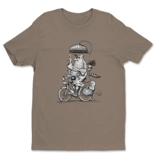 Mr. Natural On A Bicycle T-Shirt | Jimmy Chance | Raising Hope