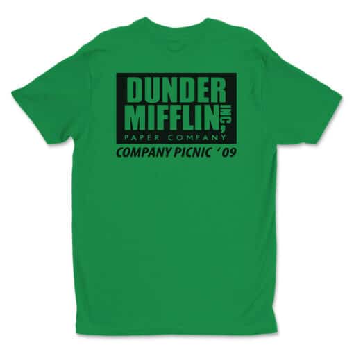 Nashua Dunder Mifflin Company Green T-Shirt | The Office