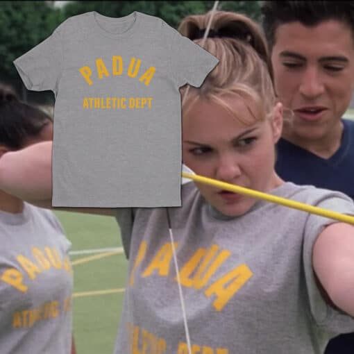 Padua Athletic Dept T-Shirt | Kat Stratford | 10 Things I Hate About You