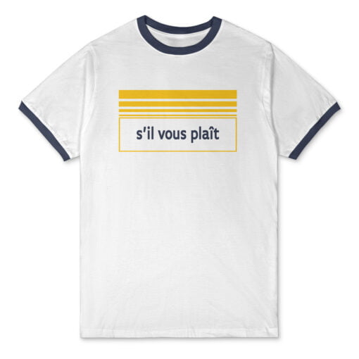 S’il Vous Plaît Ringer T-Shirt | Katie Cooper | Alexa & Katie