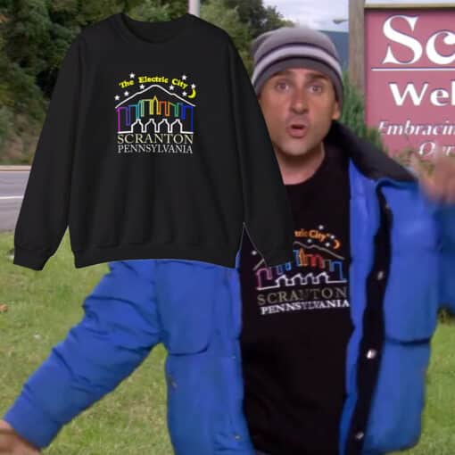 The Electric City Scranton Pennsylvania Sweatshirt | Michael Scott | The Office