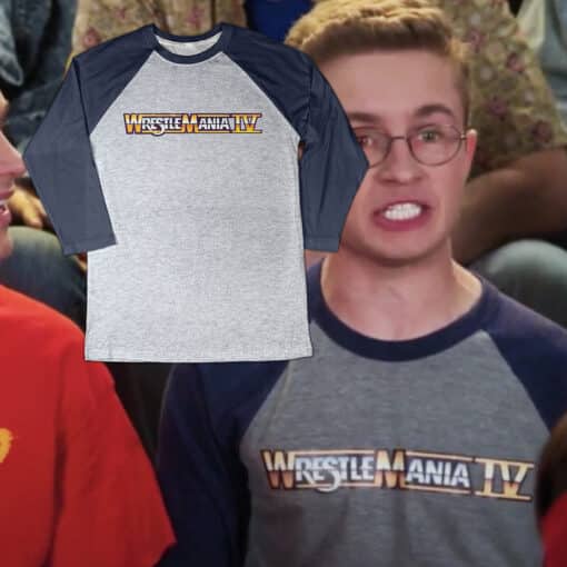 WrestleMania 4 3/4 Long Sleeve Raglan | Adam Goldberg | The Goldbergs