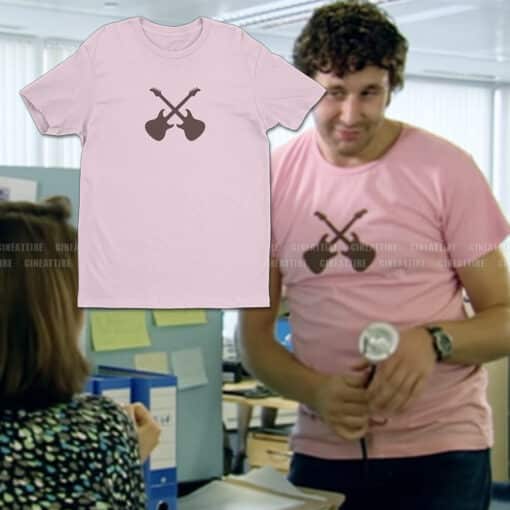 Crossed Guitars T-Shirt | Roy Trenneman | The IT Crowd