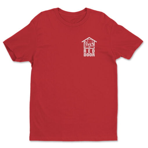 Red Door Animal Shelter T-Shirt | Luke | Drinking Buddies