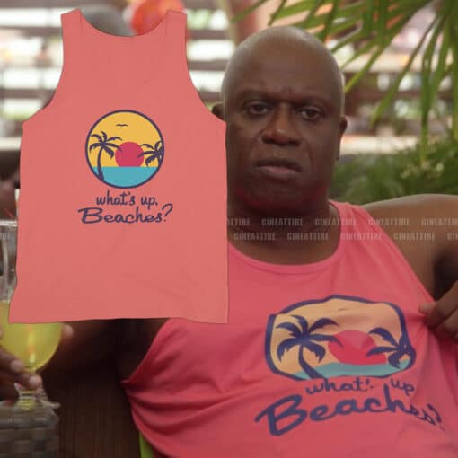 What's Up Beaches? Garment-Dyed Tank Top | Captain Ray Holt | Brooklyn Nine-Nine