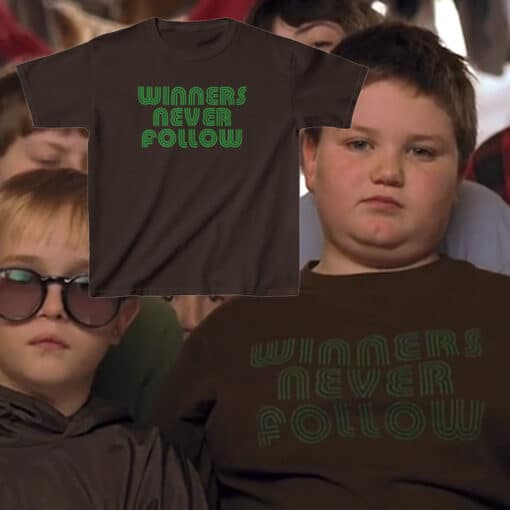 Winners Never Follow Kids T-Shirt | One Of The Campers | Summerhood