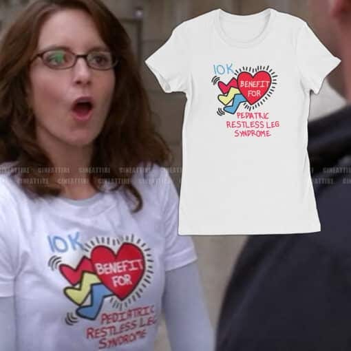 10K Benefit For Pediatric Restless Leg Syndrome Women's Tee T-Shirt | Liz Lemon | 30 Rock