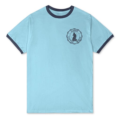 Camp Little Wolf Ringer T-Shirt | Angel | Little Darlings