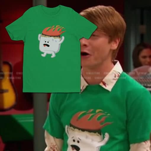 Flaming Marshmallow T-Shirt | Dez | Austin & Ally