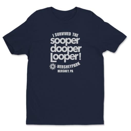 I Survived The Snooper Dooper Looper At Hersheypark T-Shirt | Rad Miracle | Ping Pong Summer