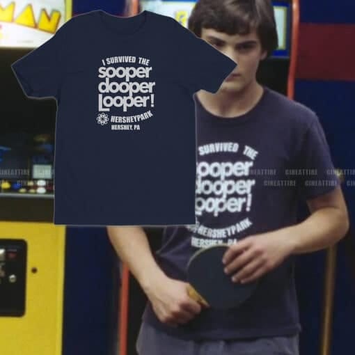 I Survived The Snooper Dooper Looper At Hersheypark T-Shirt | Rad Miracle | Ping Pong Summer