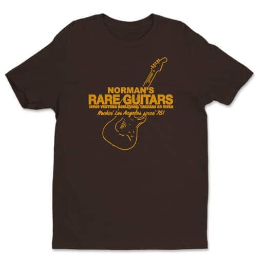 Norman's Rare Guitar T-Shirt | Peter Bretter | Forgetting Sarah Marshall