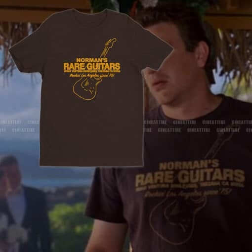 Norman's Rare Guitar T-Shirt | Peter Bretter | Forgetting Sarah Marshall