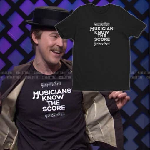 Musicians Know The Score T-Shirt | Alex Moffat | Saturday Night Live