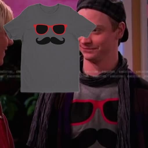 Mustache And Glasses T-Shirt | Dez | Austin & Ally