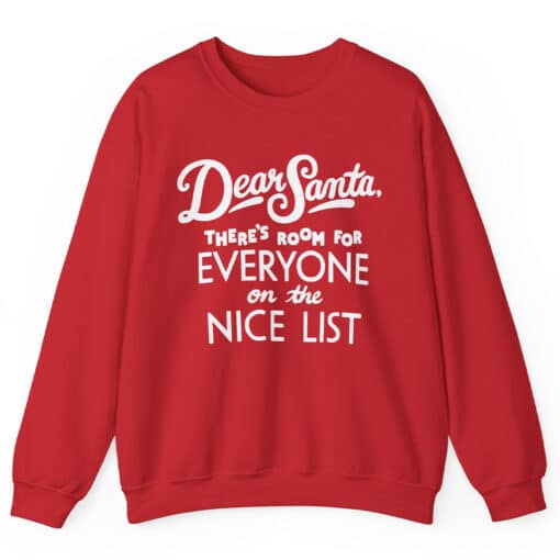 Dear Santa There's Room For Everyone On The Nice List Sweatshirt | Christopher Diaz | 9-1-1