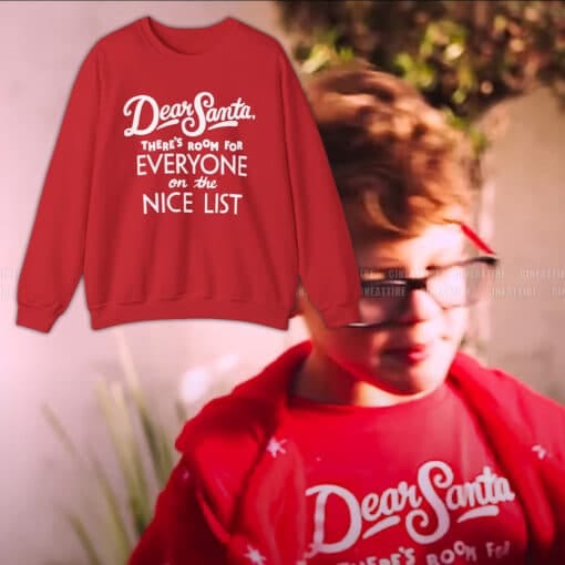 Dear Santa There's Room For Everyone On The Nice List Sweatshirt | Christopher Diaz | 9-1-1