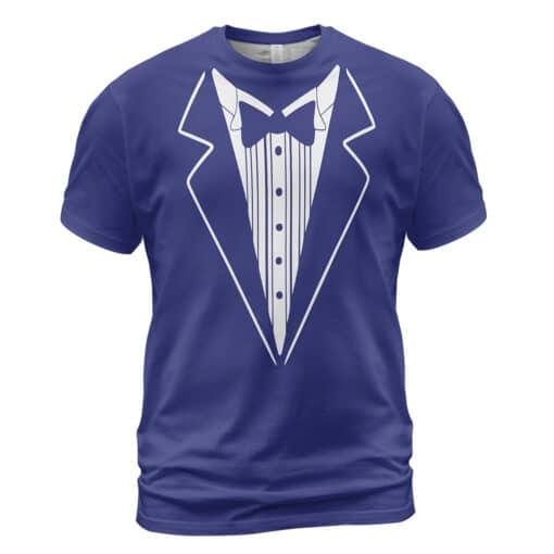 Tuxedo White Wedding Ceremon Party AOP All Over Print T-Shirt | Jake | Bunkd